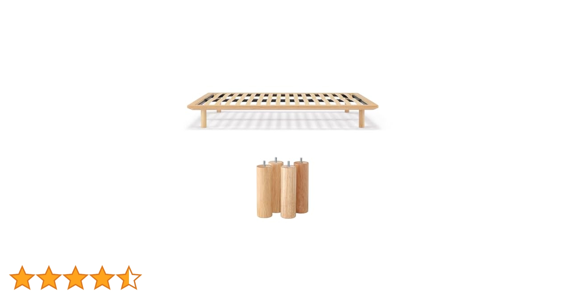 Amazon｜【セット買い】無印良品 木製ベッドフレーム オーク材